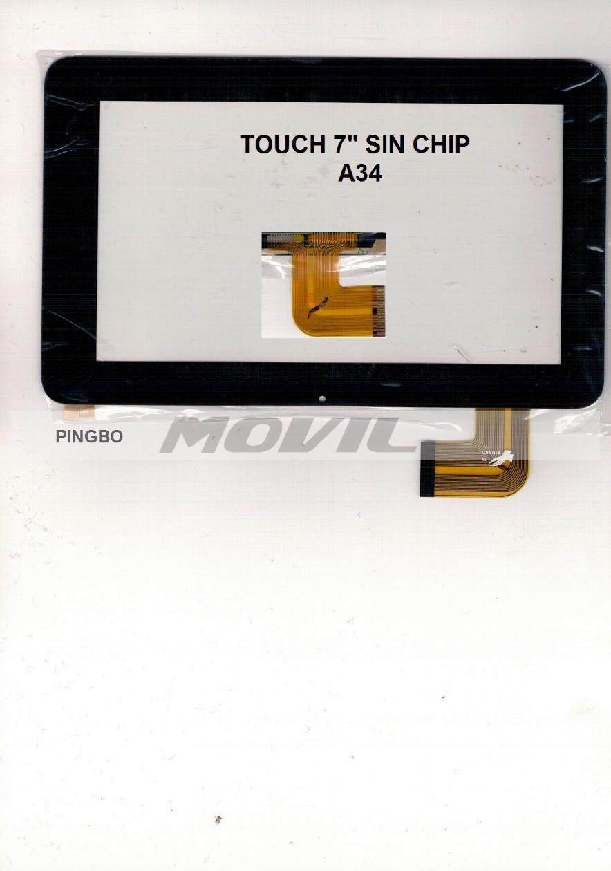 Touch tactil para tablet flex 7 inch SIN CHIP A34 PINBO